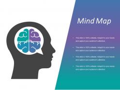 Mind map ppt background template