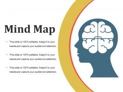 Mind map ppt slide design template 2