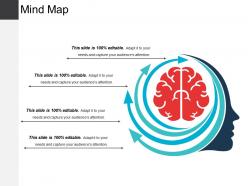 7909308 style hierarchy mind-map 4 piece powerpoint presentation diagram infographic slide