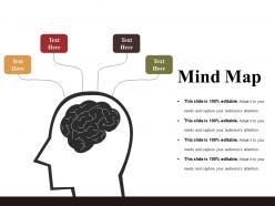 Mind map template 3 powerpoint slide presentation sample