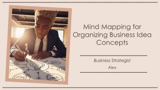 Mind Mapping For Organizing Business Idea Concepts PPT Slides AT