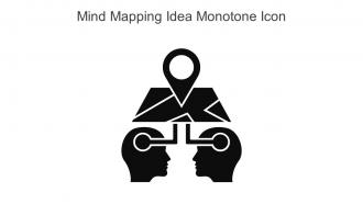 Mind Mapping Idea Monotone Icon In Powerpoint Pptx Png And Editable Eps Format