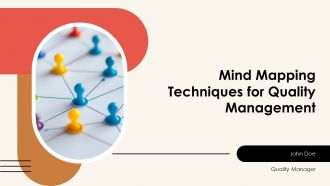 Mind Mapping Techniques For Quality Management PPT Mockup AT