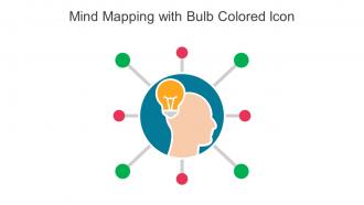 Mind Mapping With Bulb Colored Icon In Powerpoint Pptx Png And Editable Eps Format