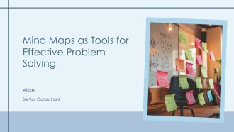Mind Maps As Tools For Effective Problem Solving PPT Template AT