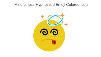 Mindfulness Hypnotized Emoji Colored Icon In Powerpoint Pptx Png And Editable Eps Format