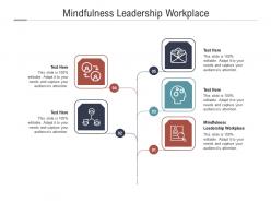 Mindfulness leadership workplace ppt powerpoint presentation slides smartart cpb