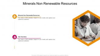 Minerals Non Renewable Resources In Powerpoint And Google Slides Cpb