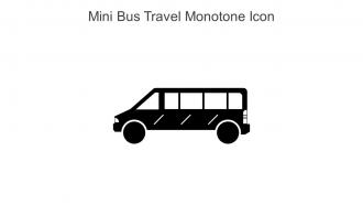 Mini Bus Travel Monotone Icon In Powerpoint Pptx Png And Editable Eps Format