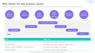 Mini Charter For Data Analytics Project Data Anaysis And Processing Toolkit