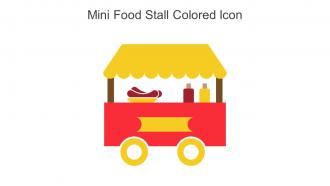 Mini Food Stall Colored Icon In Powerpoint Pptx Png And Editable Eps Format