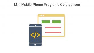 Mini Mobile Phone Programs Colored Icon In Powerpoint Pptx Png And Editable Eps Format