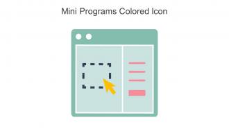 Mini Programs Colored Icon In Powerpoint Pptx Png And Editable Eps Format