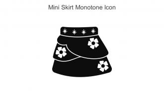 Mini Skirt Monotone Icon In Powerpoint Pptx Png And Editable Eps Format