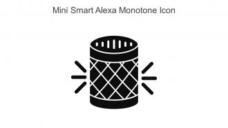 Mini Smart Alexa Monotone Icon In Powerpoint Pptx Png And Editable Eps Format