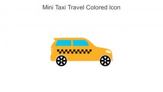 Mini Taxi Travel Colored Icon In Powerpoint Pptx Png And Editable Eps Format