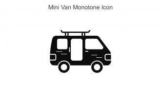 Mini Van Monotone Icon In Powerpoint Pptx Png And Editable Eps Format