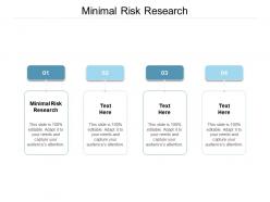 Minimal risk research ppt powerpoint presentation portfolio graphics design cpb