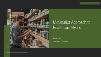 Minimalist Approach To Healthcare Flyers PPT Example AT