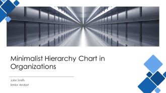 Minimalist Hierarchy Chart In Organizations PPT Summary AT
