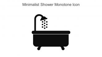 Minimalist Shower Monotone Icon In Powerpoint Pptx Png And Editable Eps Format