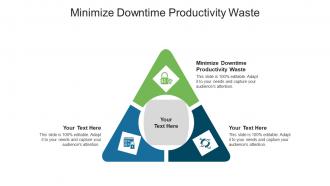 Minimize downtime productivity waste ppt powerpoint presentation styles visual aids cpb
