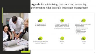 Minimizing Resistance And Enhancing Performance With Strategic Leadership Management Strategy CD V Idea Interactive