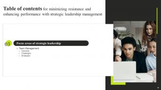 Minimizing Resistance And Enhancing Performance With Strategic Leadership Management Strategy CD V Designed Visual