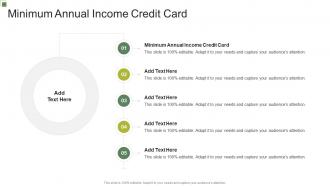 Minimum Annual Income Credit Card In Powerpoint And Google Slides Cpb