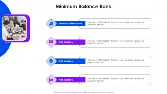 Minimum Balance Bank In Powerpoint And Google Slides Cpb