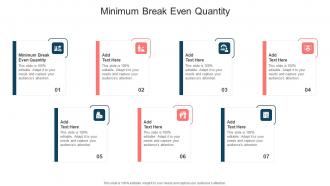 Minimum Break Even Quantity In Powerpoint And Google Slides Cpb