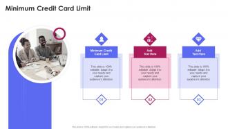 Minimum Credit Card Limit In Powerpoint And Google Slides Cpb