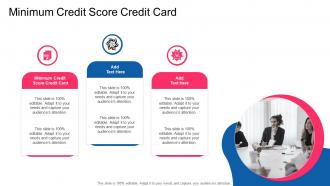 Minimum Credit Score Credit Card In Powerpoint And Google Slides Cpb