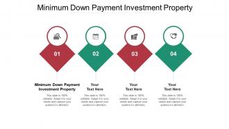 Minimum down payment investment property ppt powerpoint presentation slides cpb