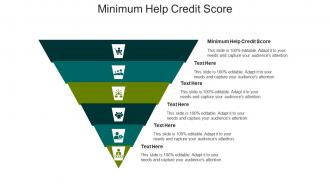 Minimum help credit score ppt powerpoint presentation slides master slide cpb
