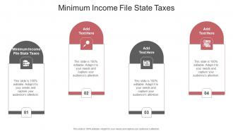 Minimum Income File State Taxes In Powerpoint And Google Slides Cpb