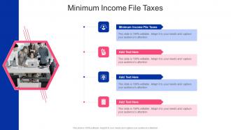 Minimum Income File Taxes In Powerpoint And Google Slides Cpb