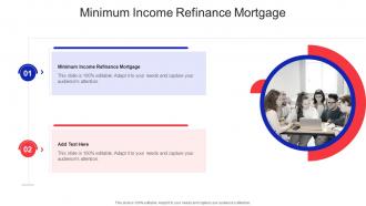 Minimum Income Refinance Mortgage In Powerpoint And Google Slides Cpb