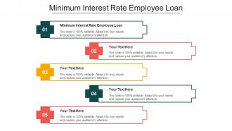 Minimum Interest Rate Employee Loan Ppt Powerpoint Presentation File Icon Cpb