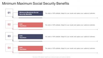 Minimum Maximum Social Security Benefits In Powerpoint And Google Slides Cpb
