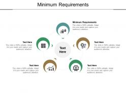 Minimum requirements ppt powerpoint presentation ideas styles cpb