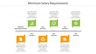 Minimum salary requirements ppt powerpoint presentation outline guidelines cpb