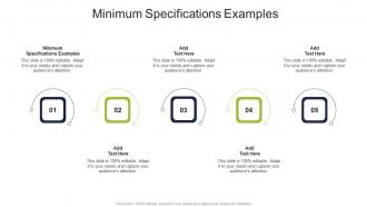 Minimum Specifications Examples In Powerpoint And Google Slides Cpb