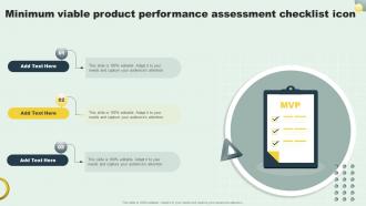 Minimum Viable Product Performance Assessment Checklist Icon