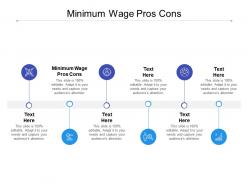 Minimum wage pros cons ppt powerpoint presentation inspiration file formats cpb