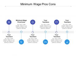 Minimum wage pros cons ppt powerpoint presentation slides design ideas cpb