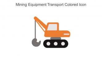 Mining Equipment Transport Colored Icon In Powerpoint Pptx Png And Editable Eps Format