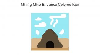 Mining Mine Entrance Colored Icon In Powerpoint Pptx Png And Editable Eps Format