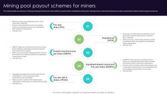 Mining Pool Payout Schemes For Miners Everything You Need To Know About Blockchain BCT SS V