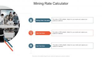 Mining Rate Calculator In Powerpoint And Google Slides Cpb